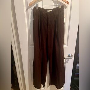 Maeve for Anthropologie wide leg corduroy pants